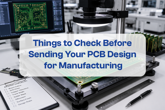 Things to Check Before Sending Your PCB Design for Manufacturing