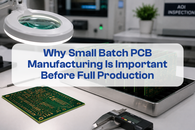 Why Small Batch PCB Manufacturing Is Important Before Full Production
