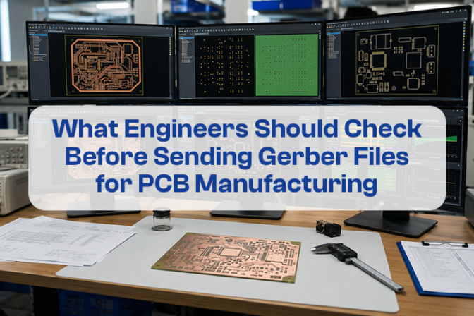What Engineers Should Check Before Sending Gerber Files for PCB Manufacturing