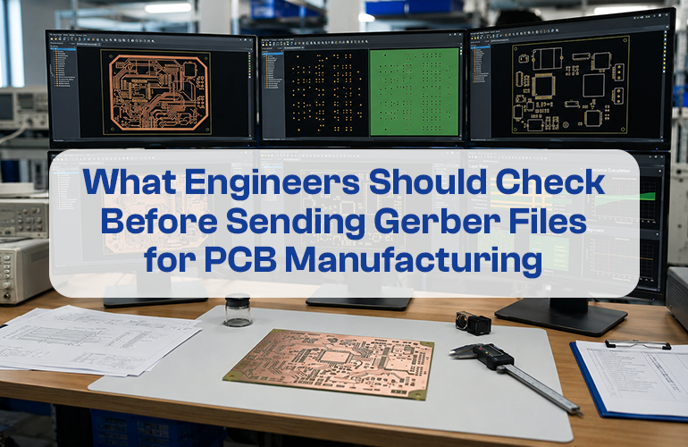 What Engineers Should Check Before Sending Gerber Files for PCB Manufacturing