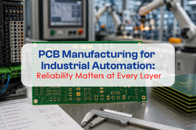 PCB Manufacturing for Industrial Automation: Reliability Matters at Every Layer