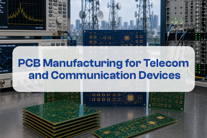 PCB Manufacturing for Telecom and Communication Devices